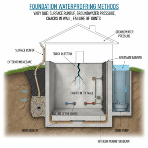 Foundation Waterproofing Methods