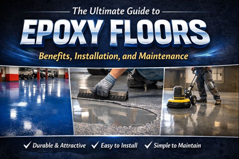 The Ultimate Guide to Epoxy Floors: Benefits, Installation, and Maintenance