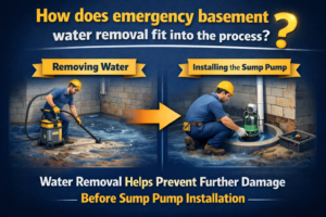 sump pump installation 