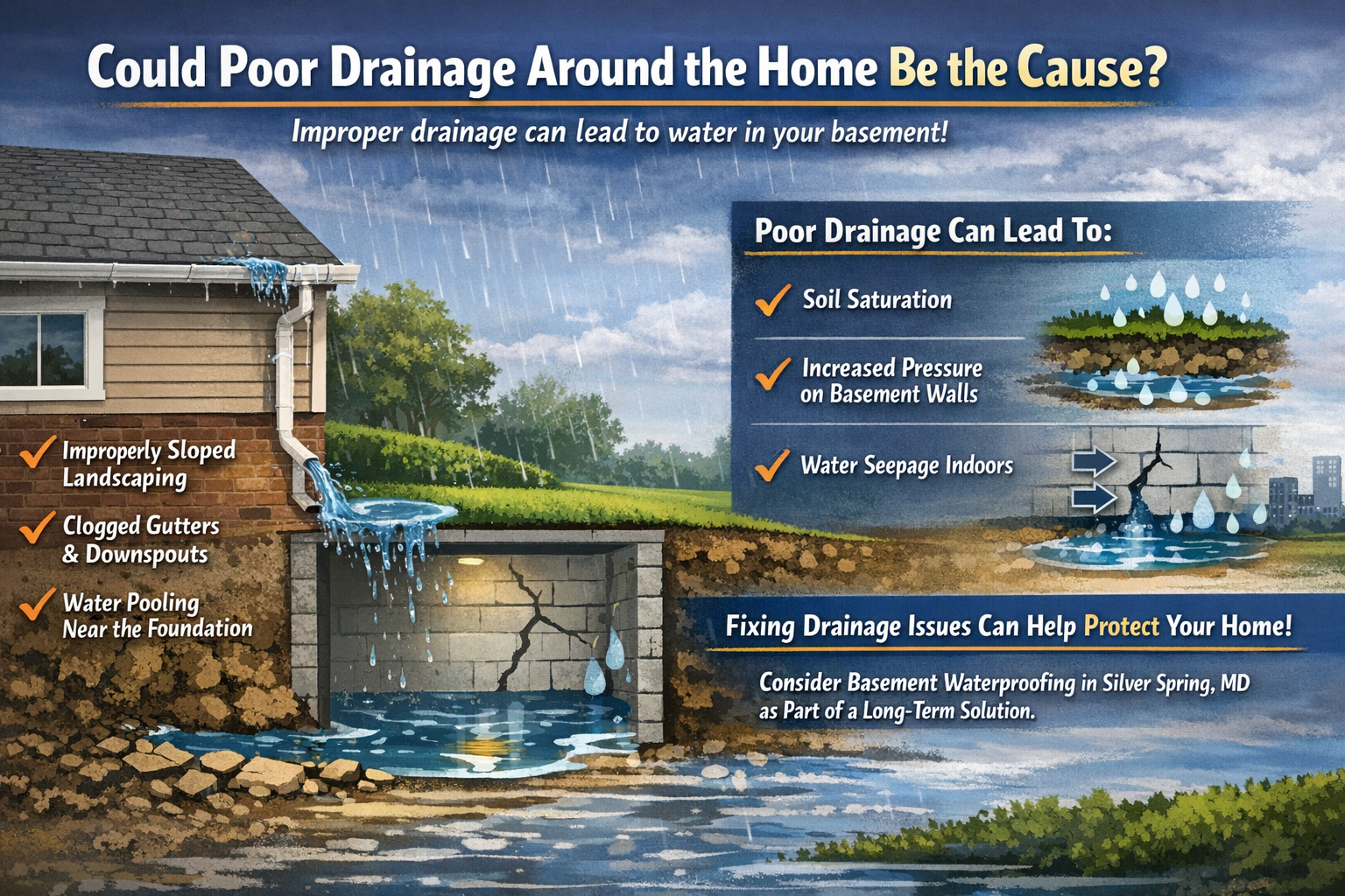 Poor Drainage Around the Home