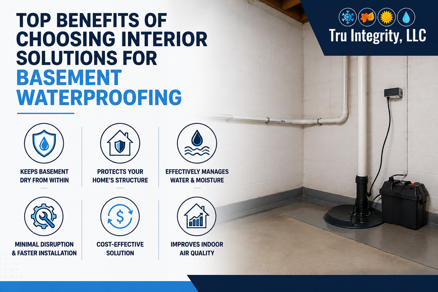 waterproofing inside basement