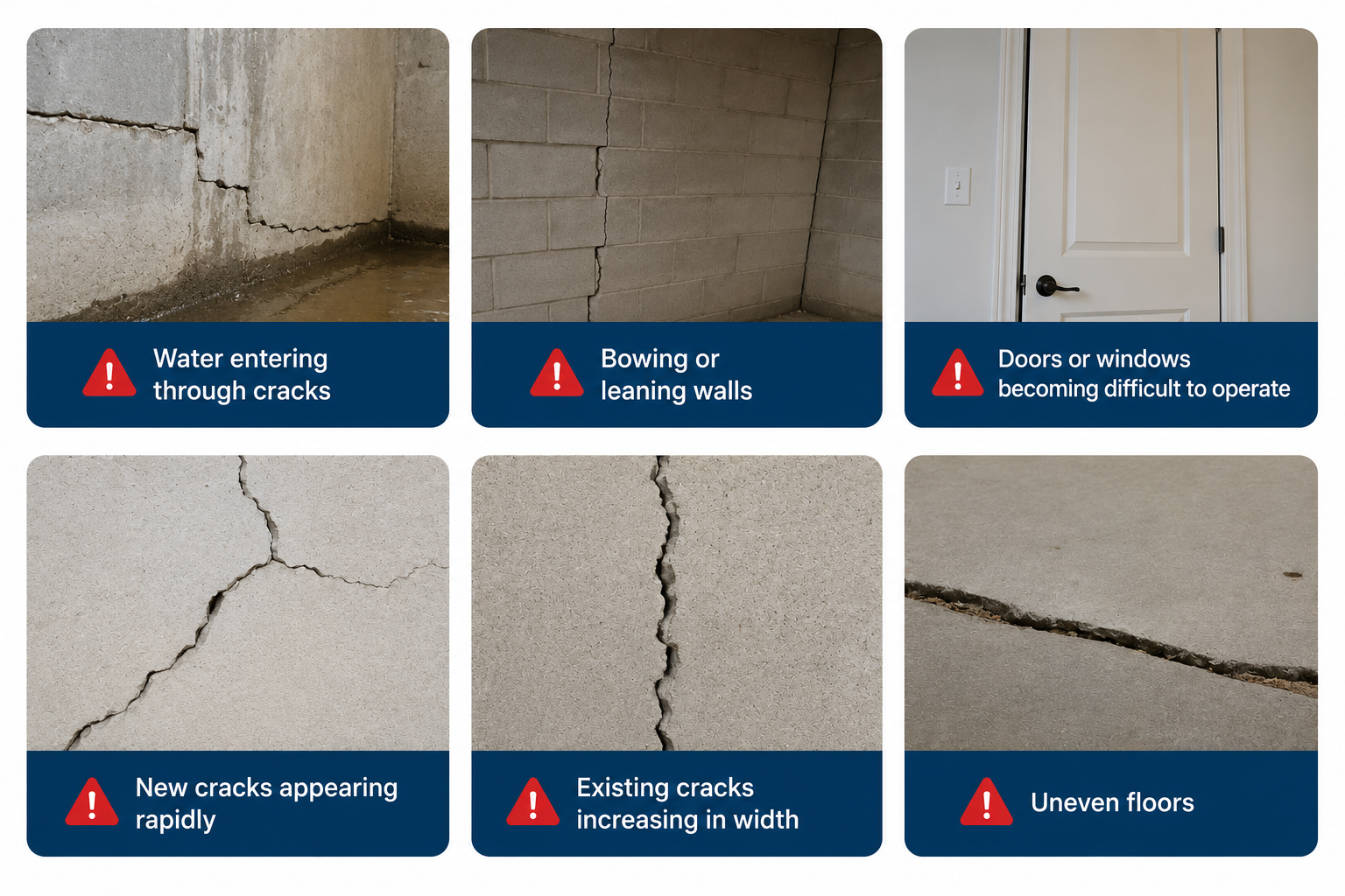 foundation cracks 