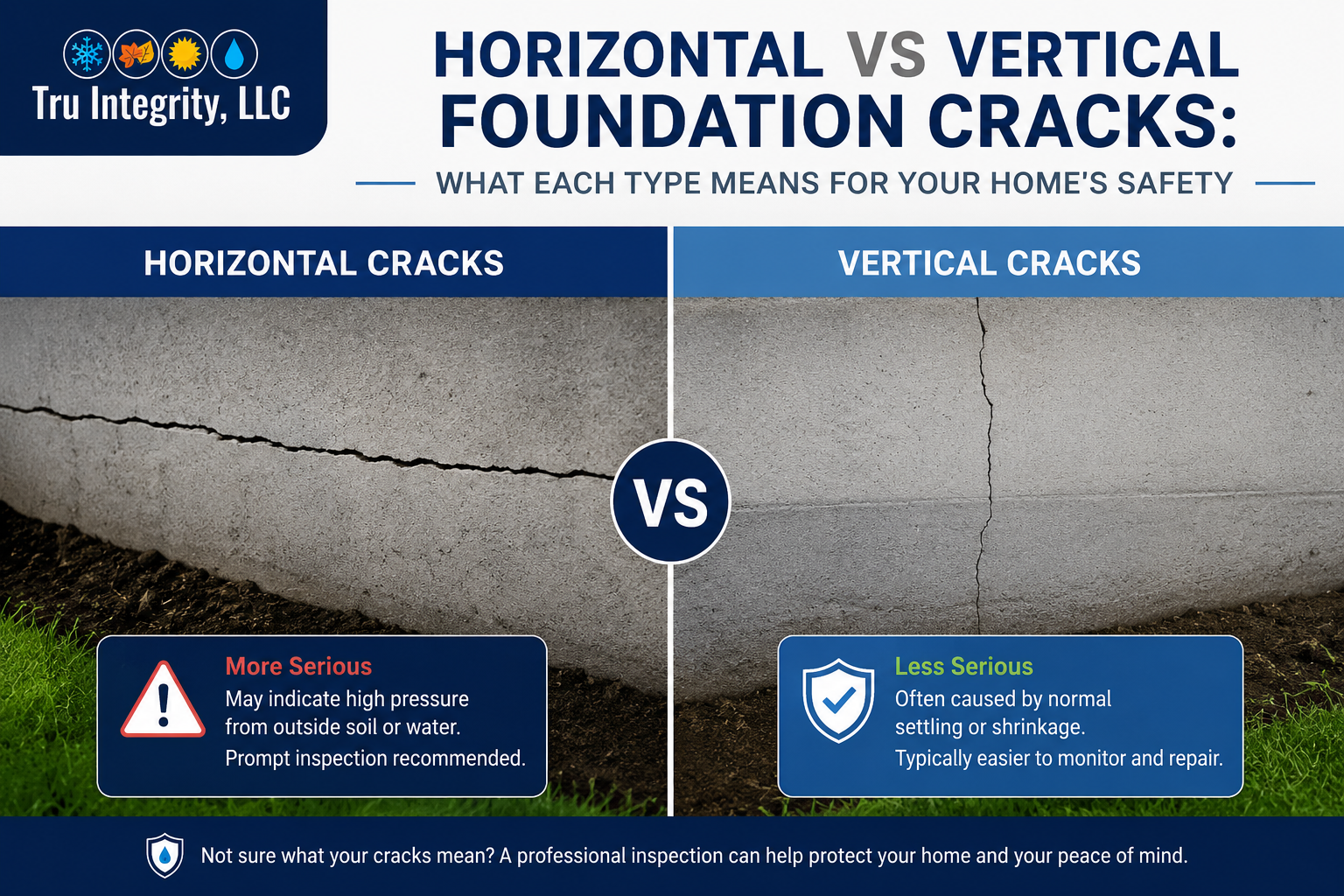 horizontal vs vertical foundation