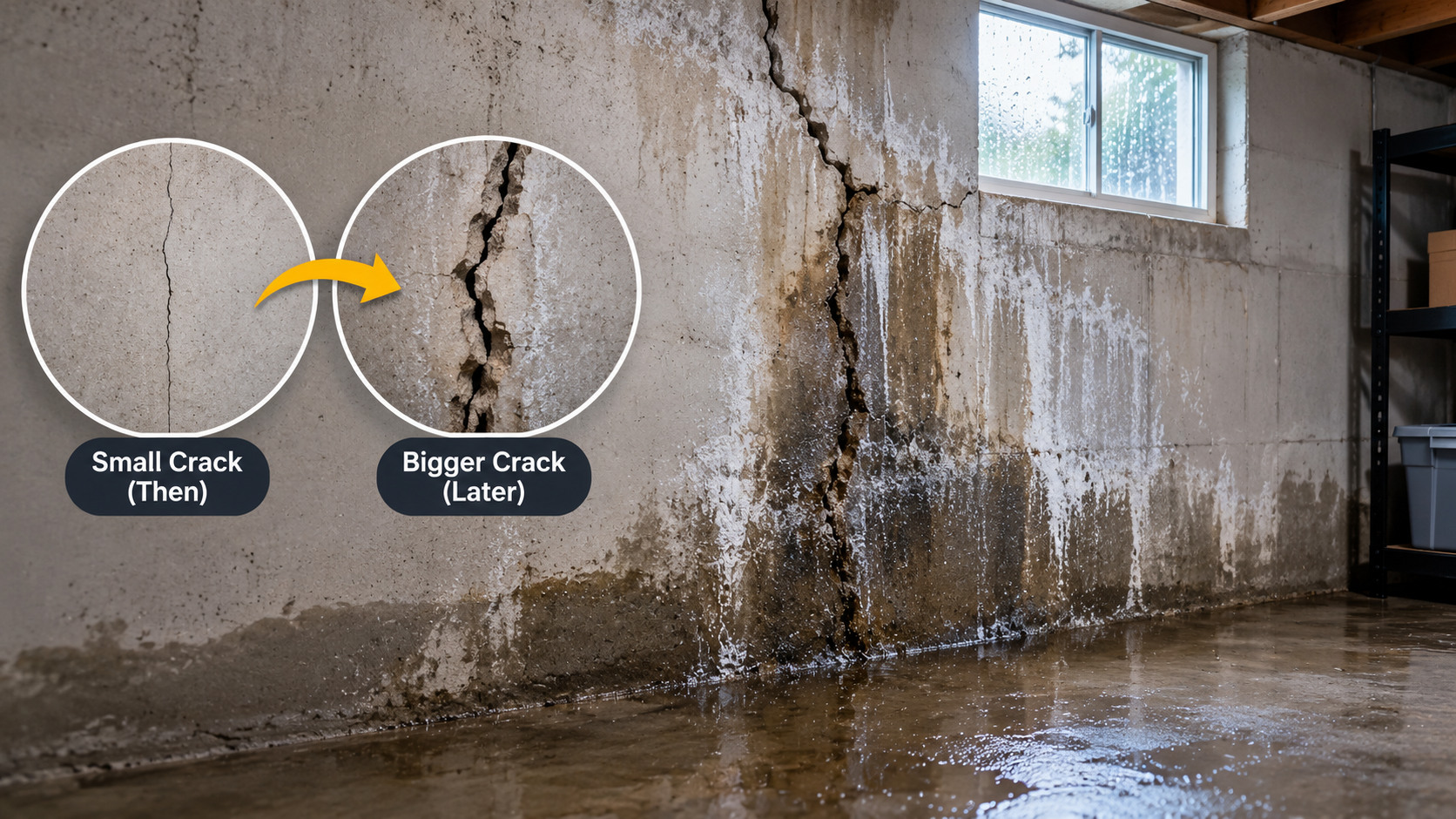 basement crack repair