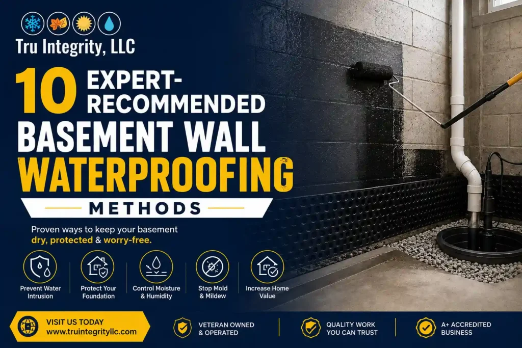 10 Expert-Recommended Basement Wall Waterproofing Methods