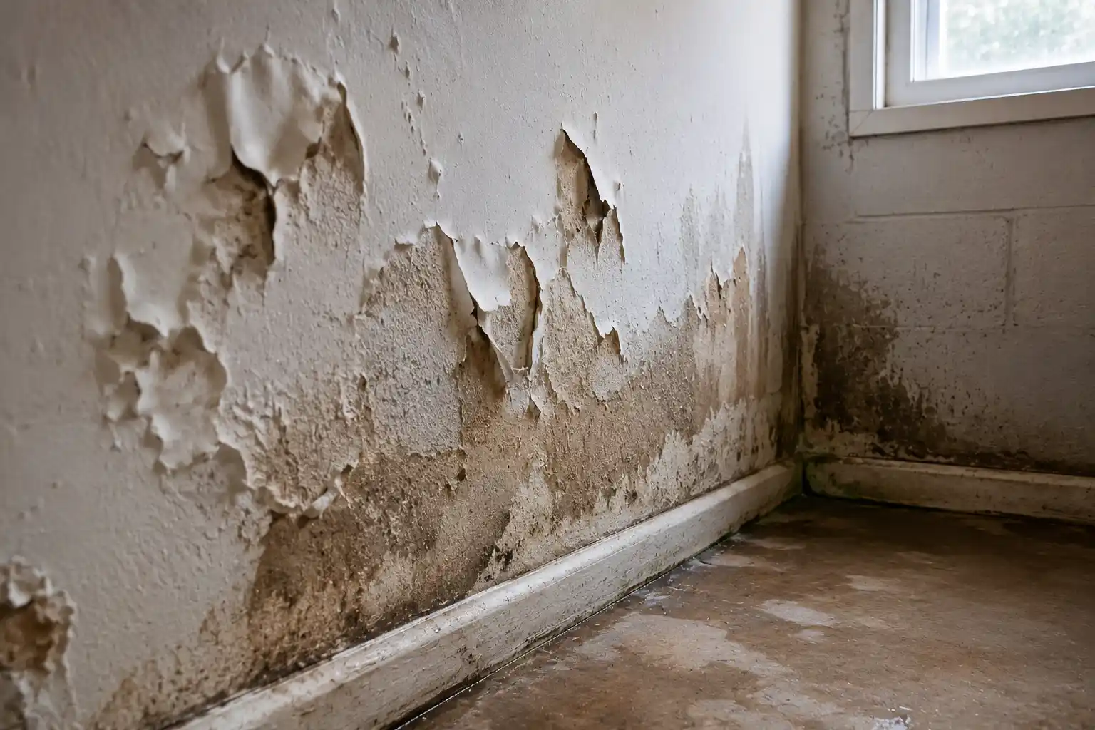 Peeling Paint and Bubbling Drywall