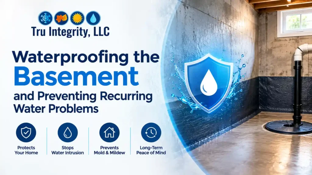 Waterproofing the Basement and Preventing Recurring Water Problems
