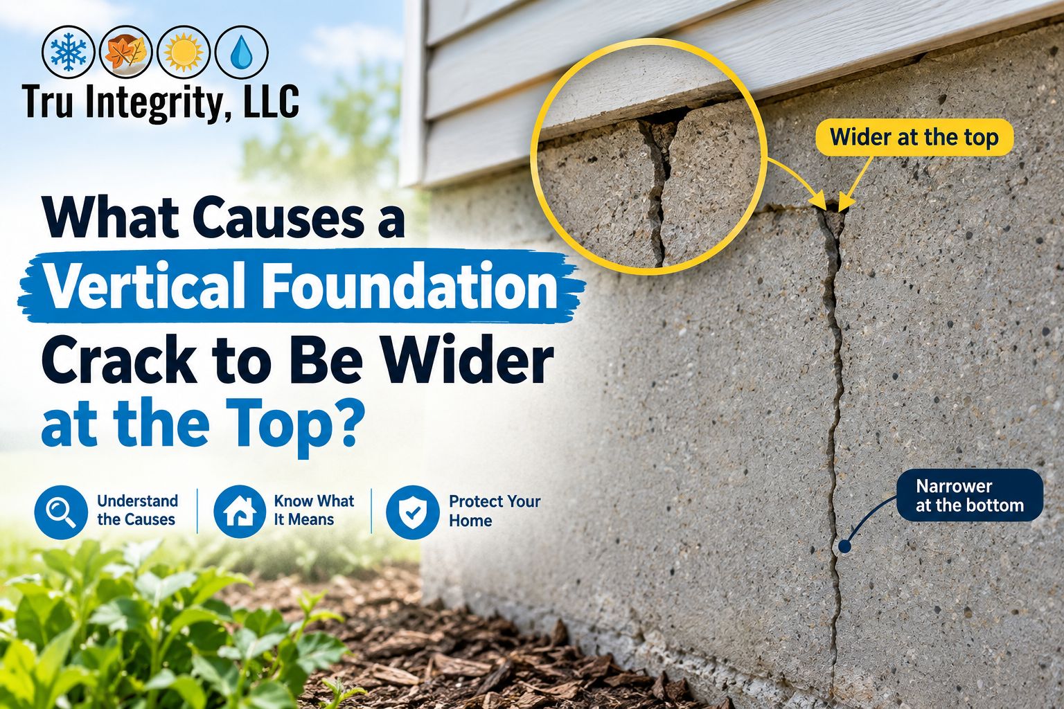 Vertical Foundation Crack